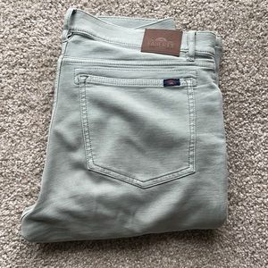 Men’s Faherty Terry Stretch 5 pocket Pants size 34